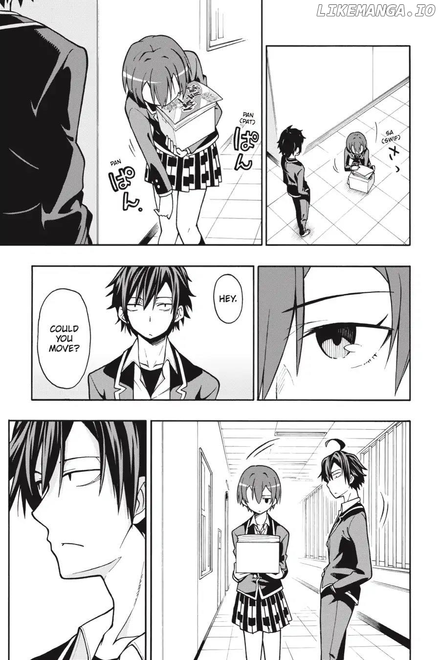 Yahari Ore no Seishun Love Come wa Machigatteiru @comic Chapter 49 - page 27