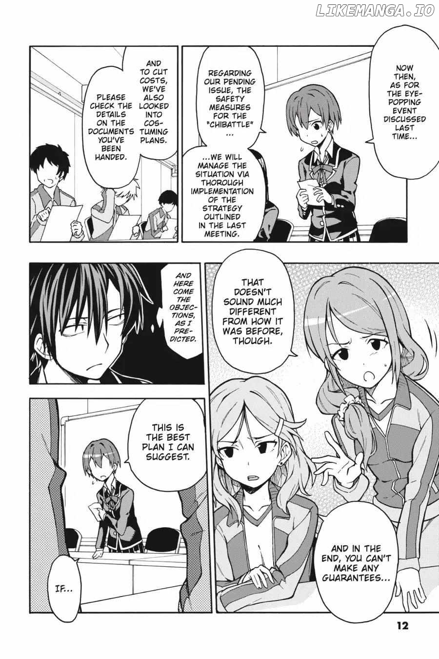 Yahari Ore no Seishun Love Come wa Machigatteiru @comic Chapter 48 - page 11
