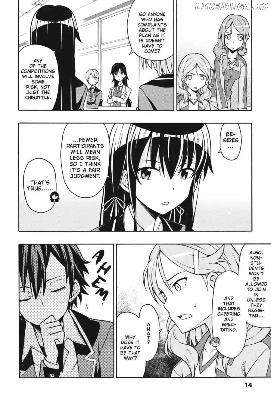Yahari Ore no Seishun Love Come wa Machigatteiru @comic Chapter 48 - page 13