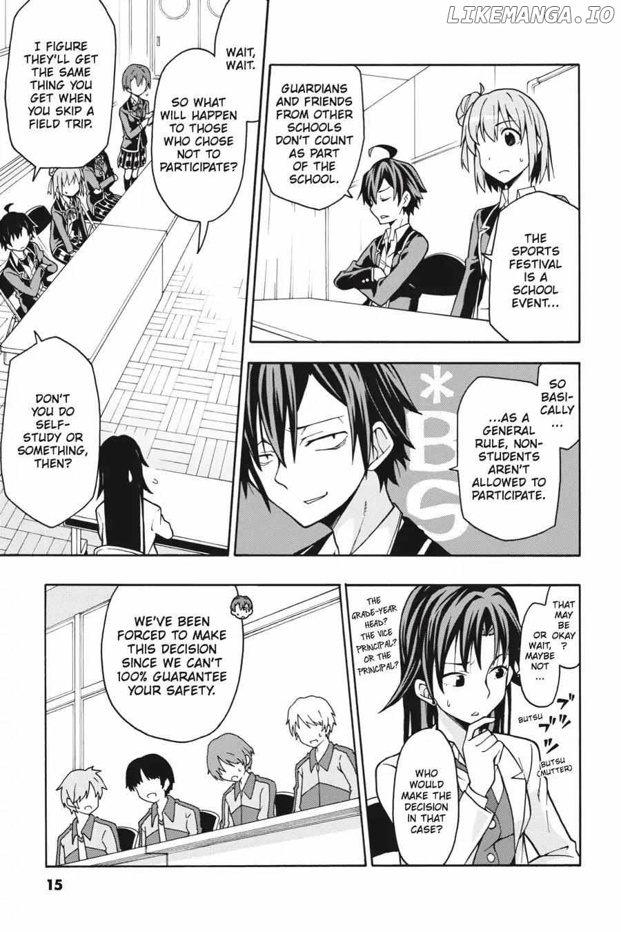 Yahari Ore no Seishun Love Come wa Machigatteiru @comic Chapter 48 - page 14