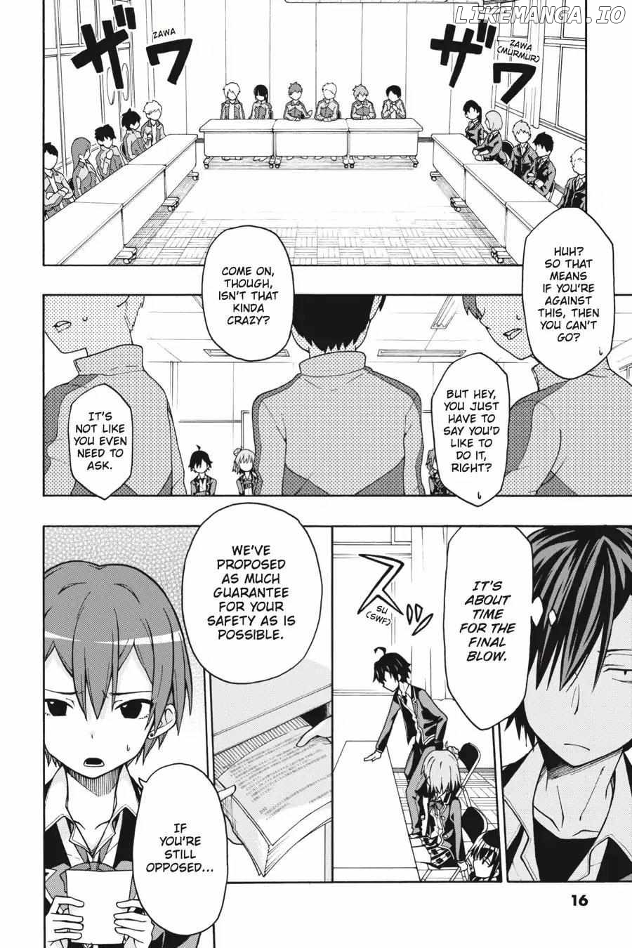 Yahari Ore no Seishun Love Come wa Machigatteiru @comic Chapter 48 - page 15