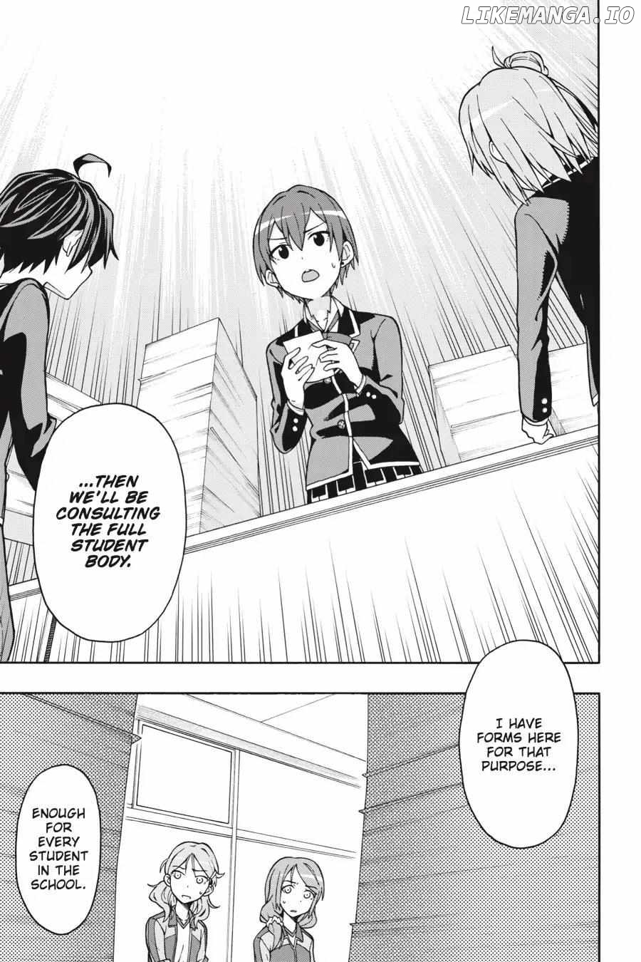 Yahari Ore no Seishun Love Come wa Machigatteiru @comic Chapter 48 - page 16