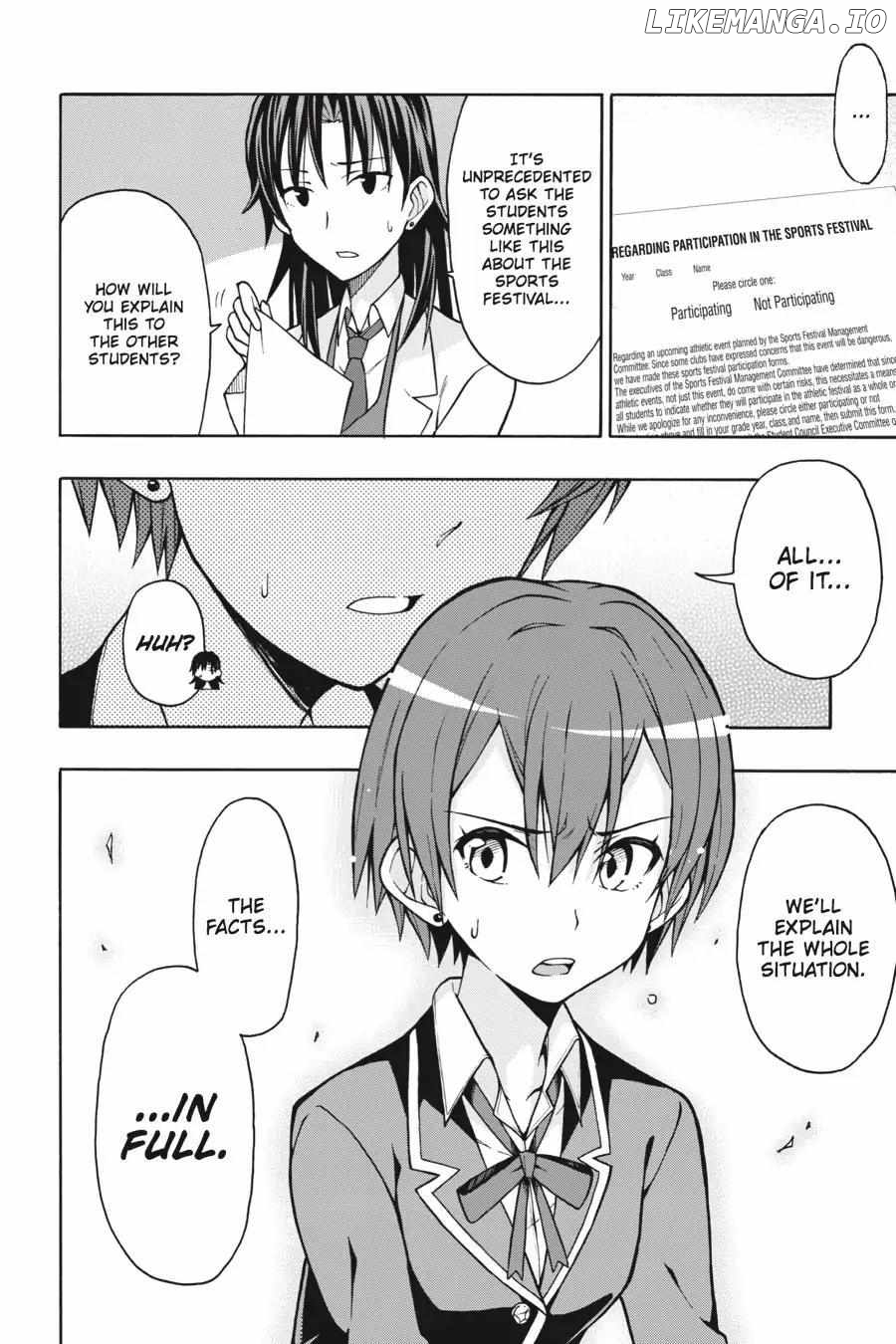 Yahari Ore no Seishun Love Come wa Machigatteiru @comic Chapter 48 - page 17