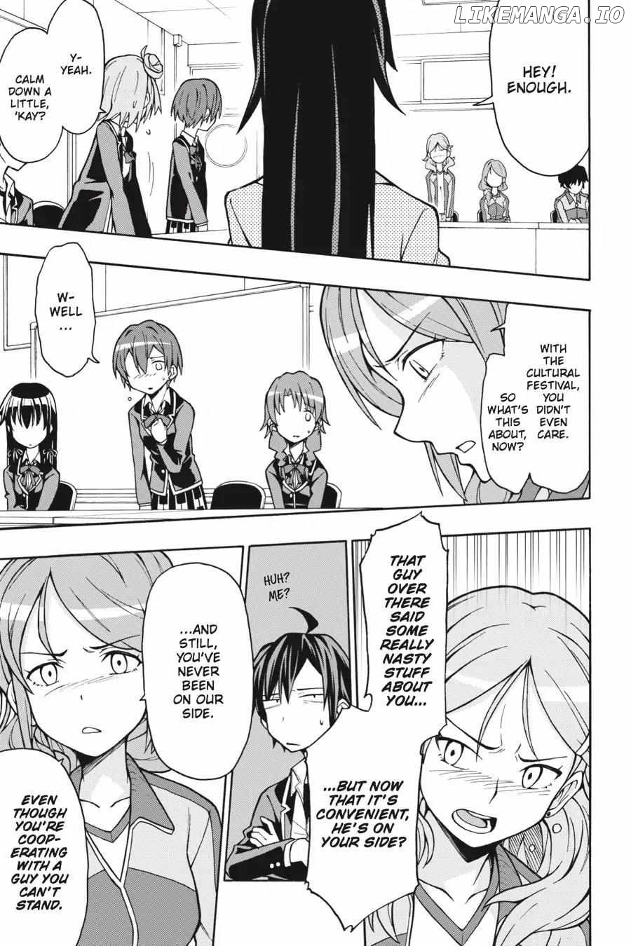 Yahari Ore no Seishun Love Come wa Machigatteiru @comic Chapter 48 - page 20