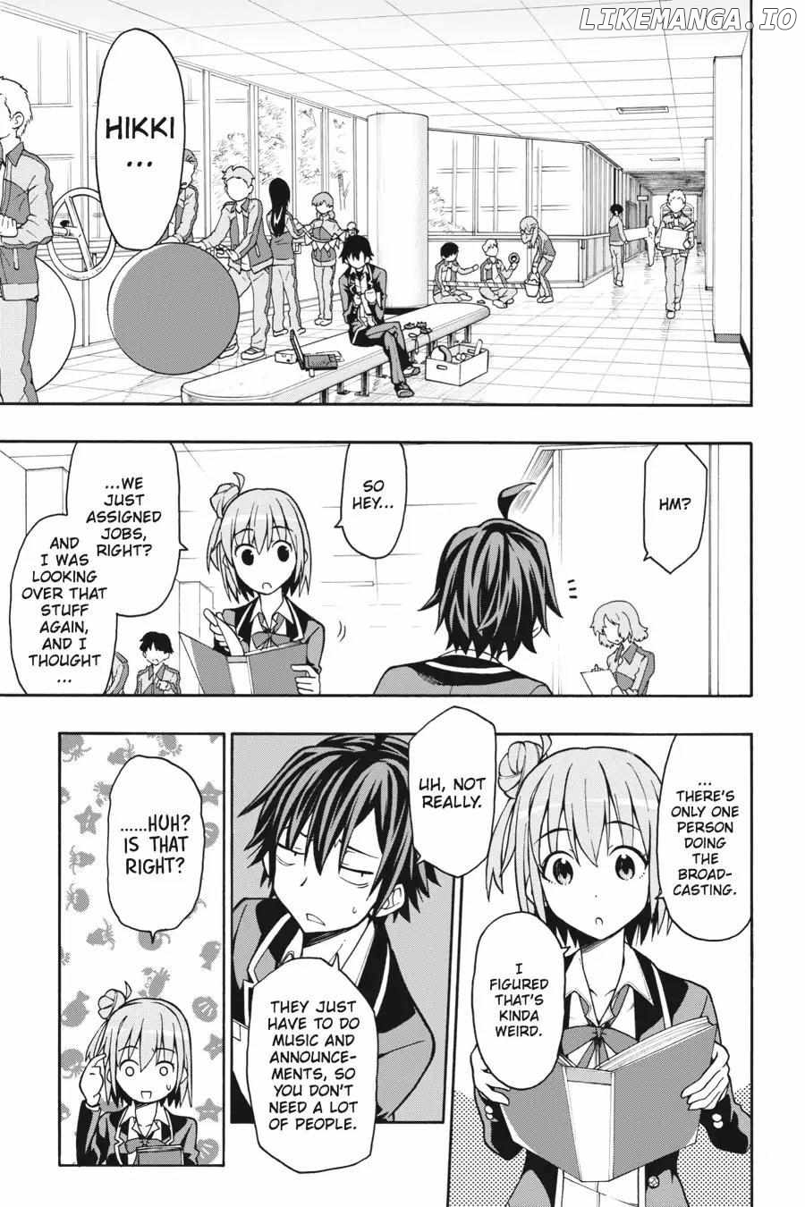 Yahari Ore no Seishun Love Come wa Machigatteiru @comic Chapter 48 - page 28