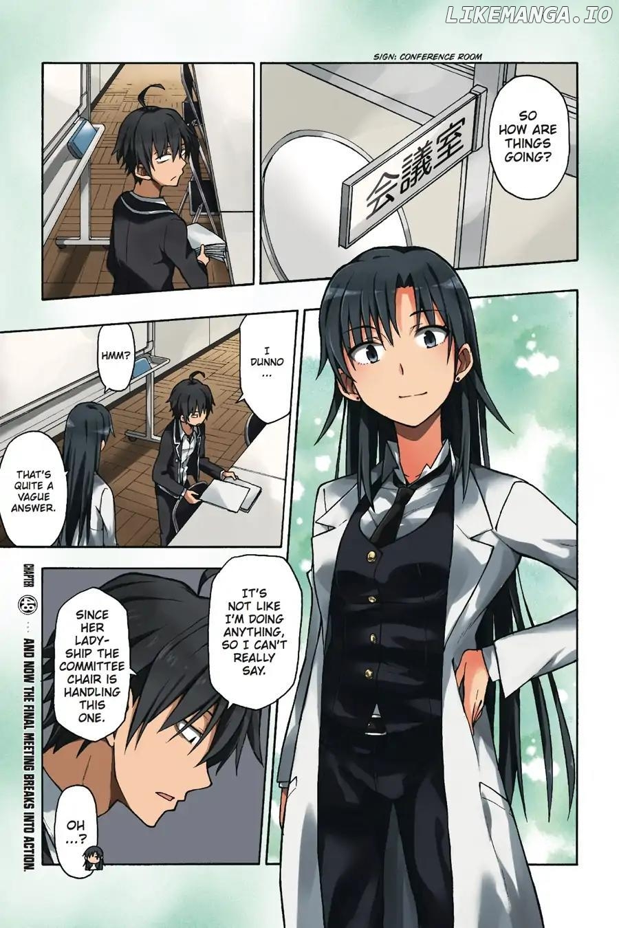 Yahari Ore no Seishun Love Come wa Machigatteiru @comic Chapter 48 - page 2