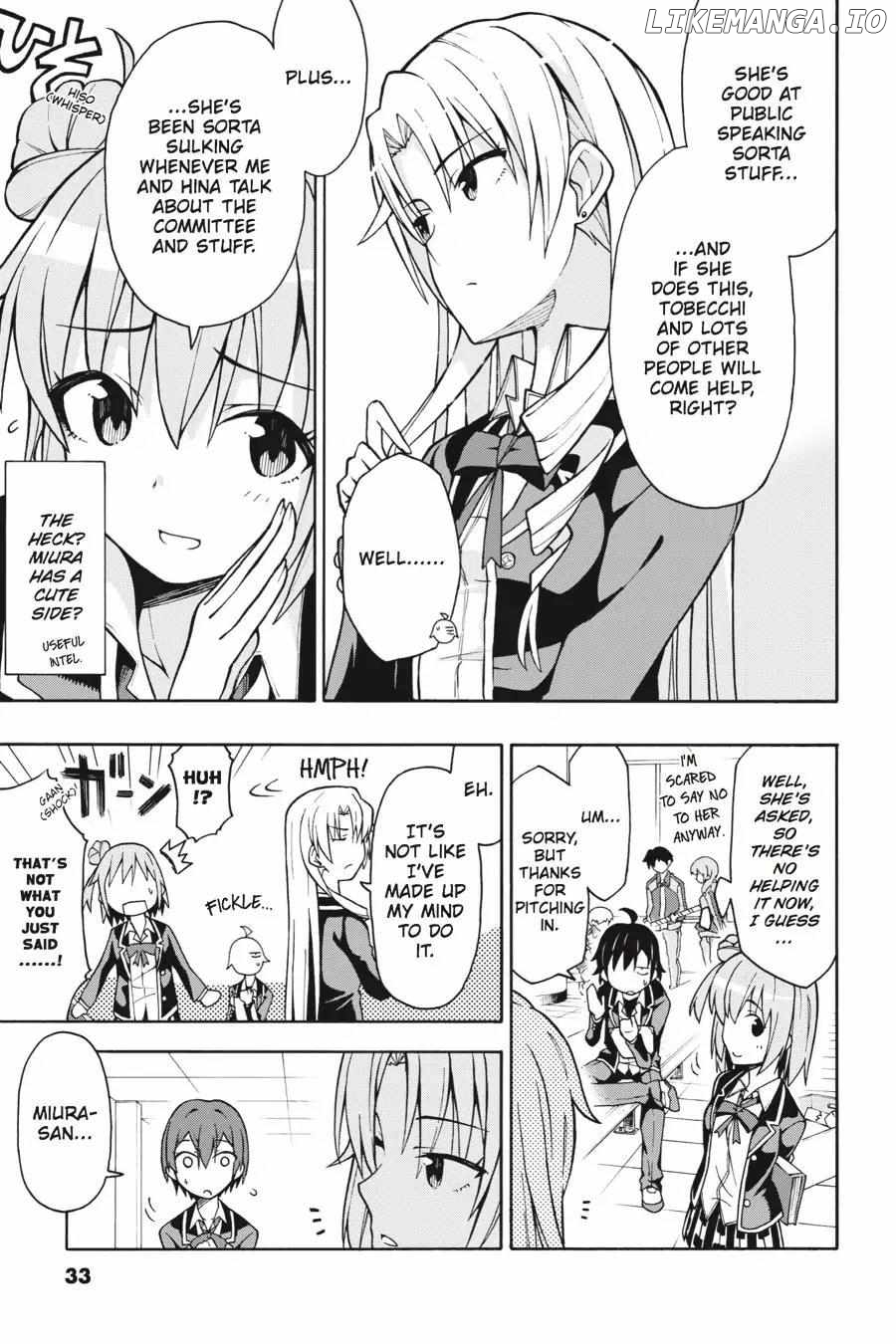 Yahari Ore no Seishun Love Come wa Machigatteiru @comic Chapter 48 - page 30