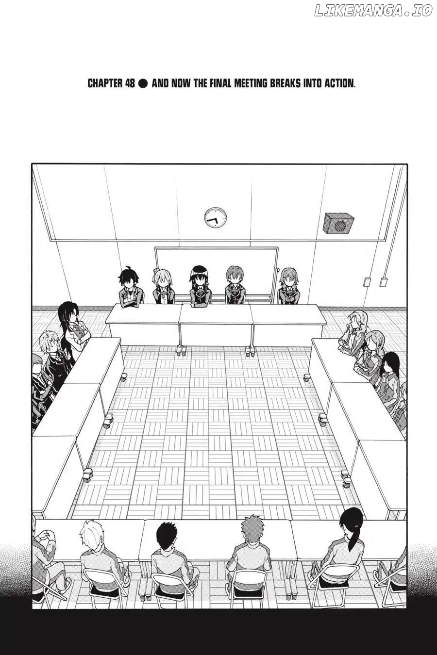 Yahari Ore no Seishun Love Come wa Machigatteiru @comic Chapter 48 - page 6