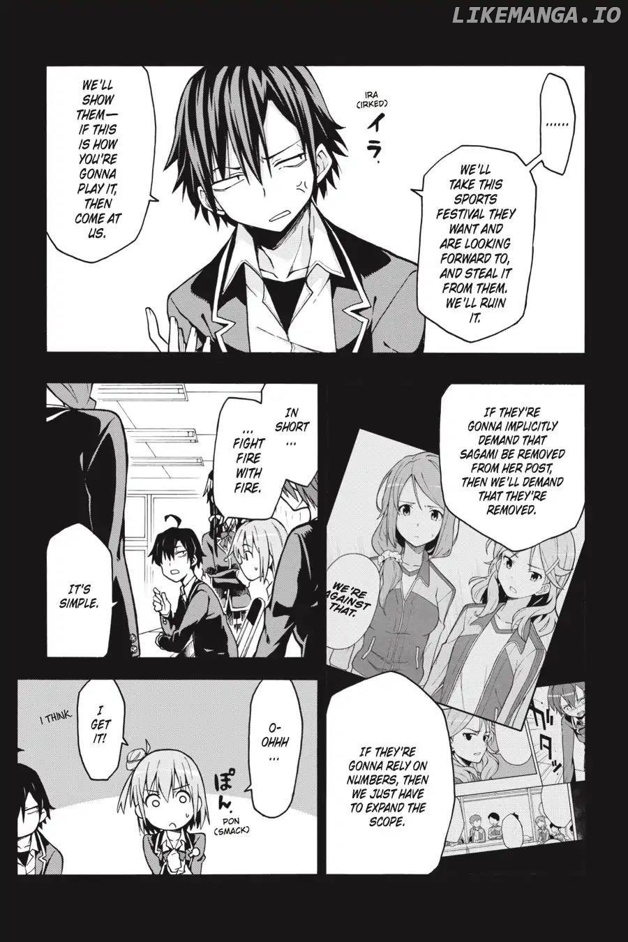 Yahari Ore no Seishun Love Come wa Machigatteiru @comic Chapter 48 - page 8