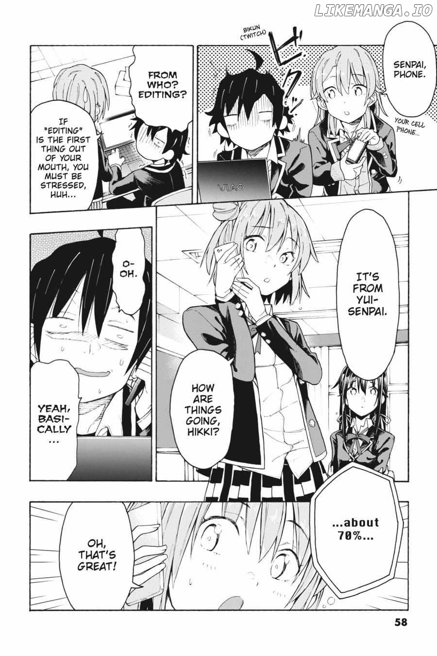 Yahari Ore no Seishun Love Come wa Machigatteiru @comic Chapter 72 - page 18