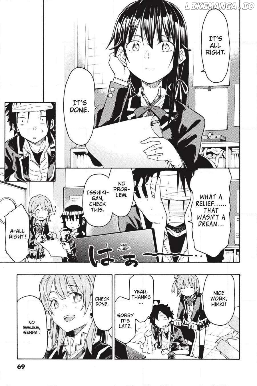 Yahari Ore no Seishun Love Come wa Machigatteiru @comic Chapter 72 - page 29