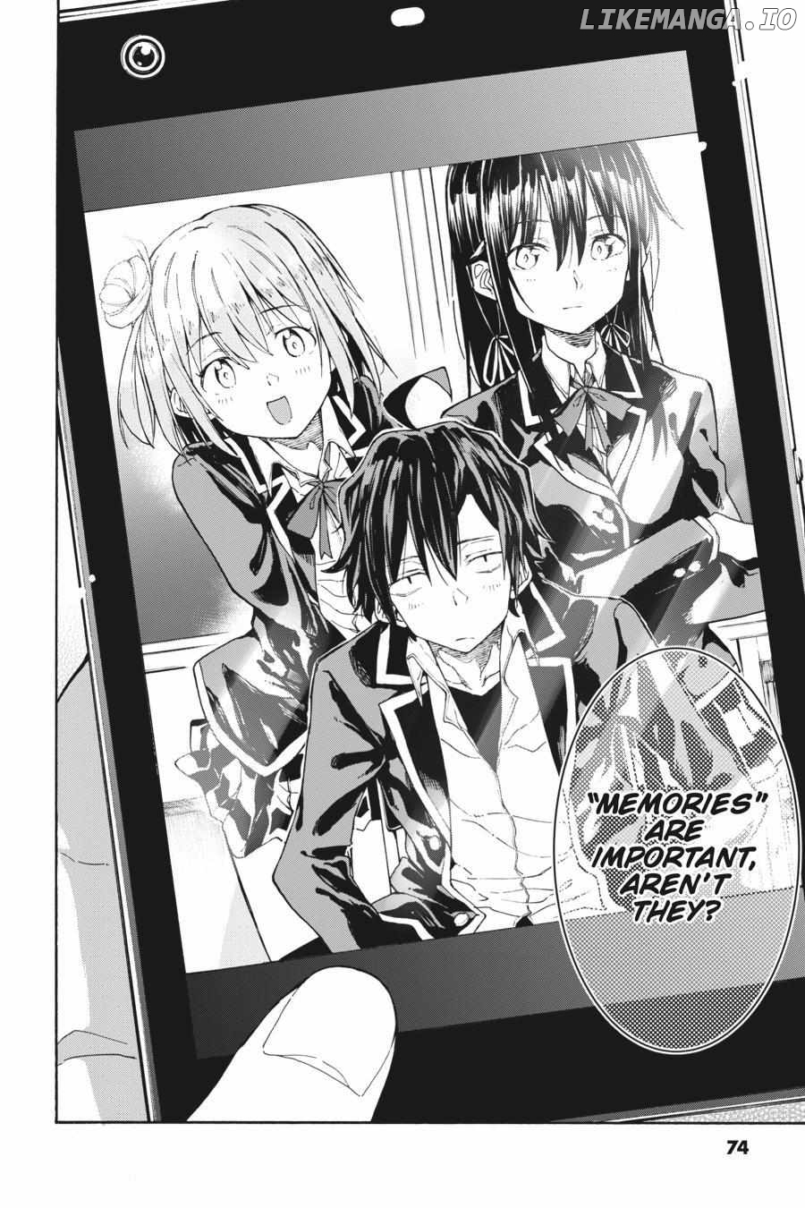 Yahari Ore no Seishun Love Come wa Machigatteiru @comic Chapter 72 - page 34
