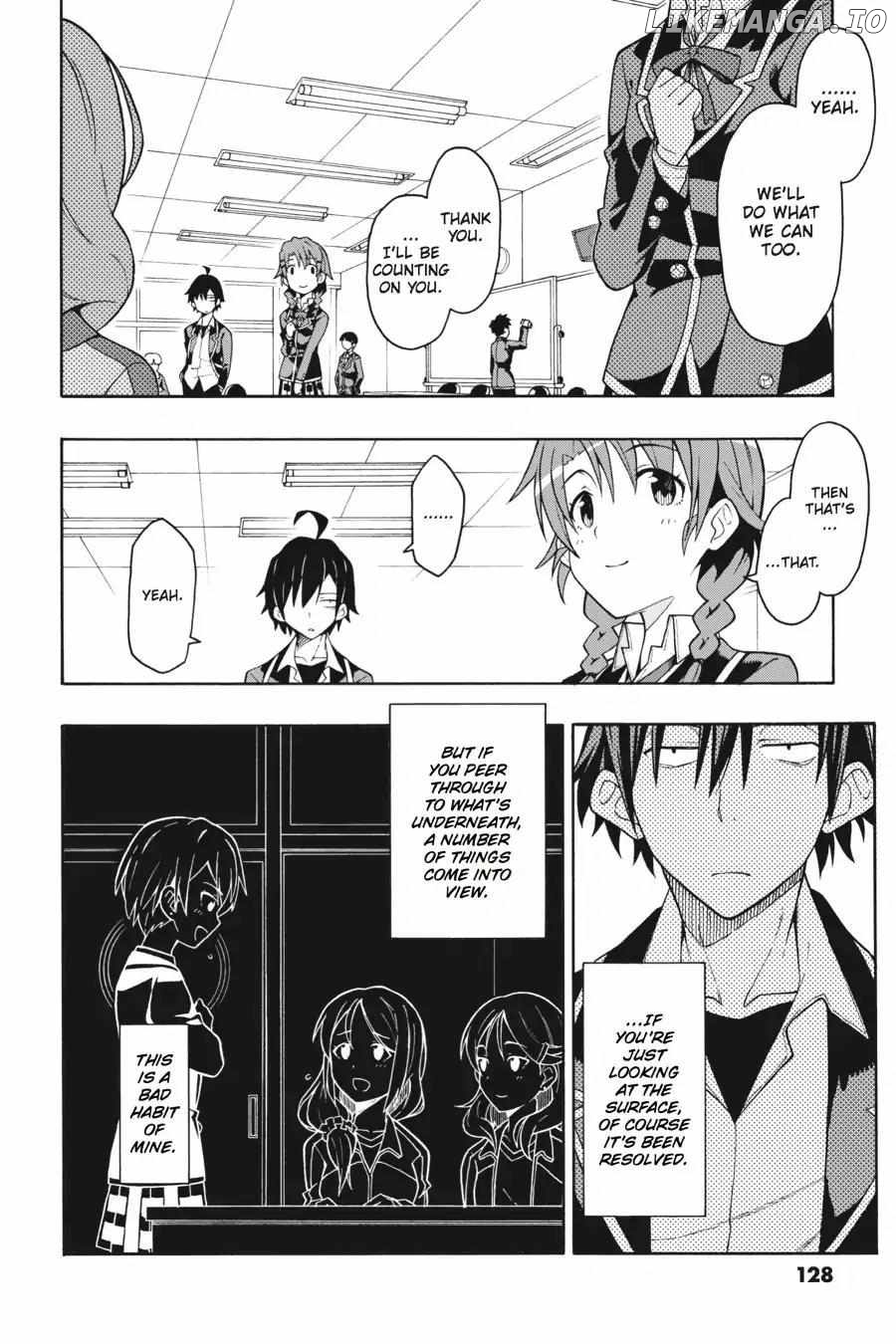 Yahari Ore no Seishun Love Come wa Machigatteiru @comic Chapter 46 - page 12
