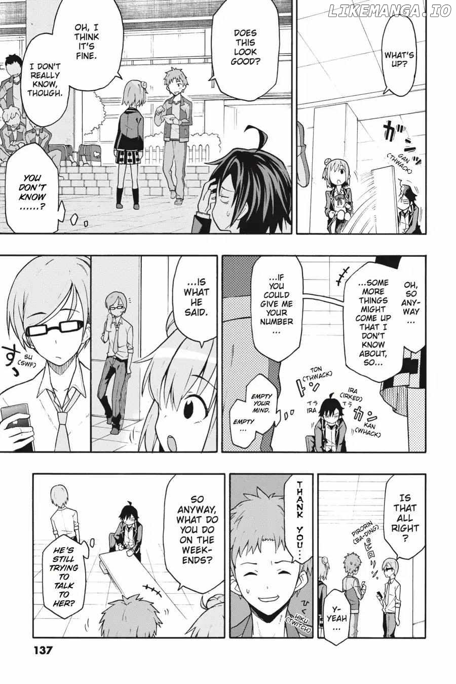 Yahari Ore no Seishun Love Come wa Machigatteiru @comic Chapter 46 - page 21