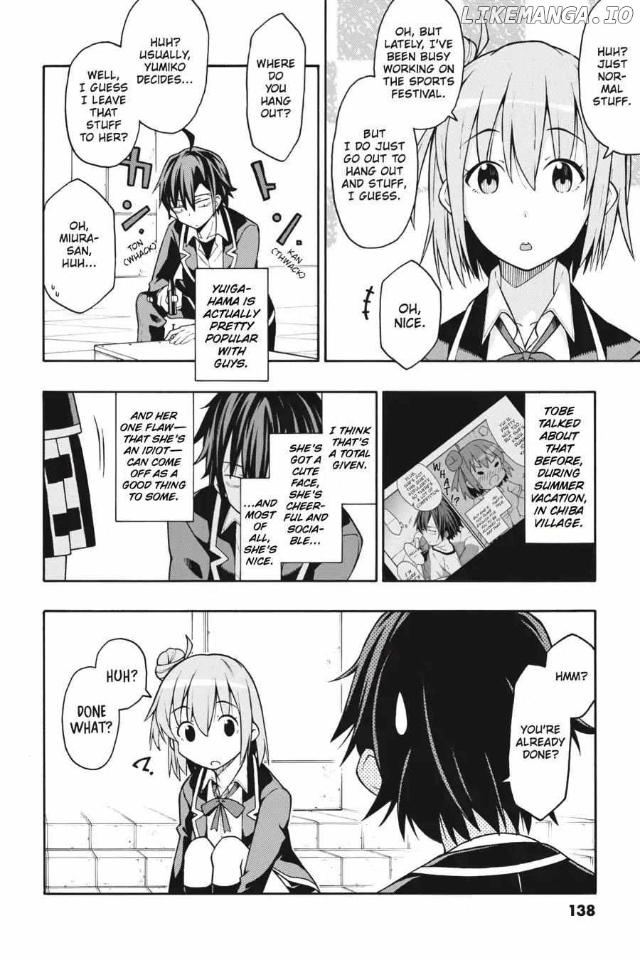 Yahari Ore no Seishun Love Come wa Machigatteiru @comic Chapter 46 - page 22