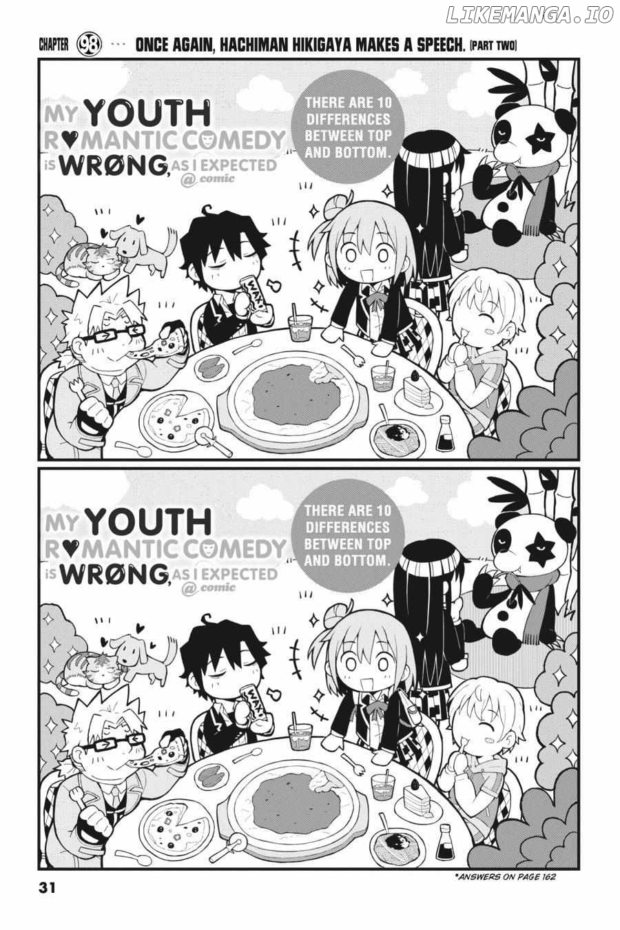 Yahari Ore no Seishun Love Come wa Machigatteiru @comic Chapter 98 - page 1