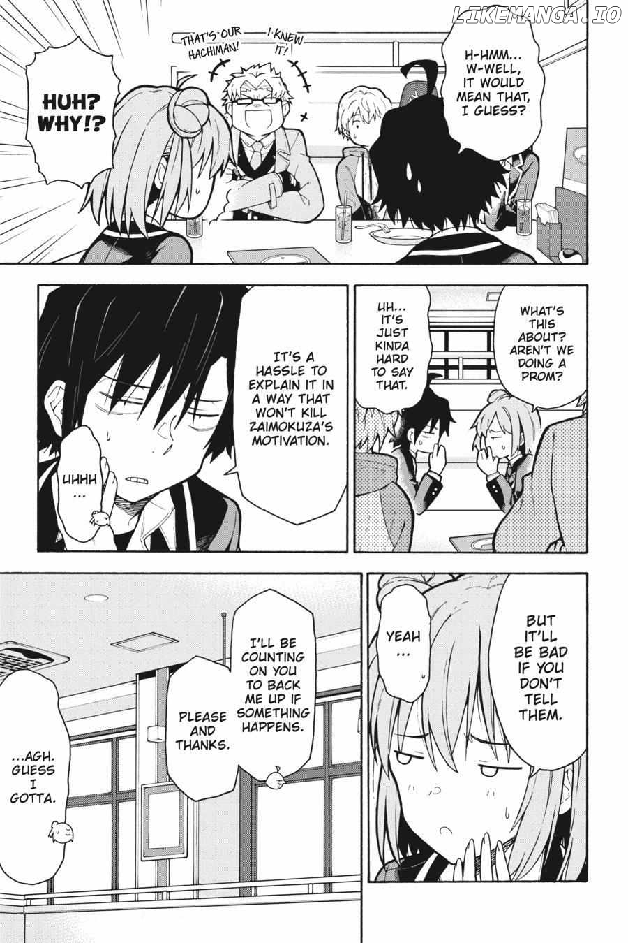 Yahari Ore no Seishun Love Come wa Machigatteiru @comic Chapter 98 - page 11