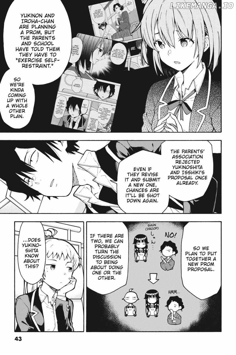Yahari Ore no Seishun Love Come wa Machigatteiru @comic Chapter 98 - page 13
