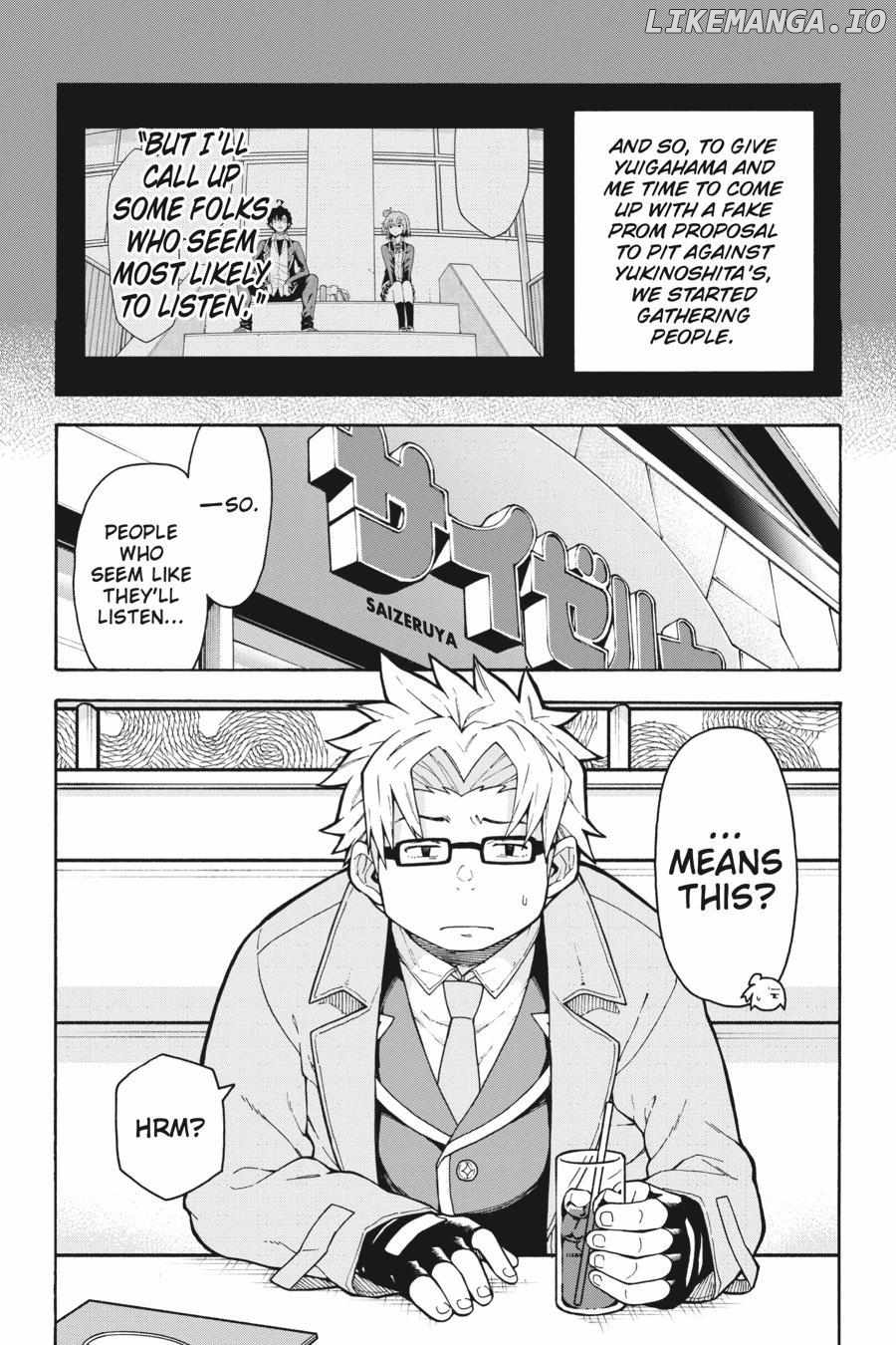 Yahari Ore no Seishun Love Come wa Machigatteiru @comic Chapter 98 - page 4