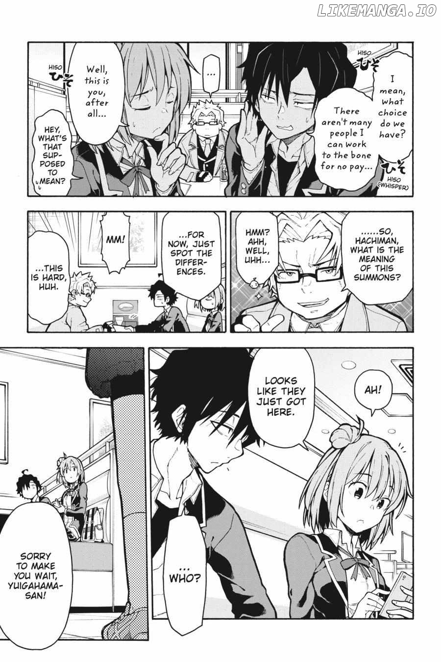 Yahari Ore no Seishun Love Come wa Machigatteiru @comic Chapter 98 - page 5