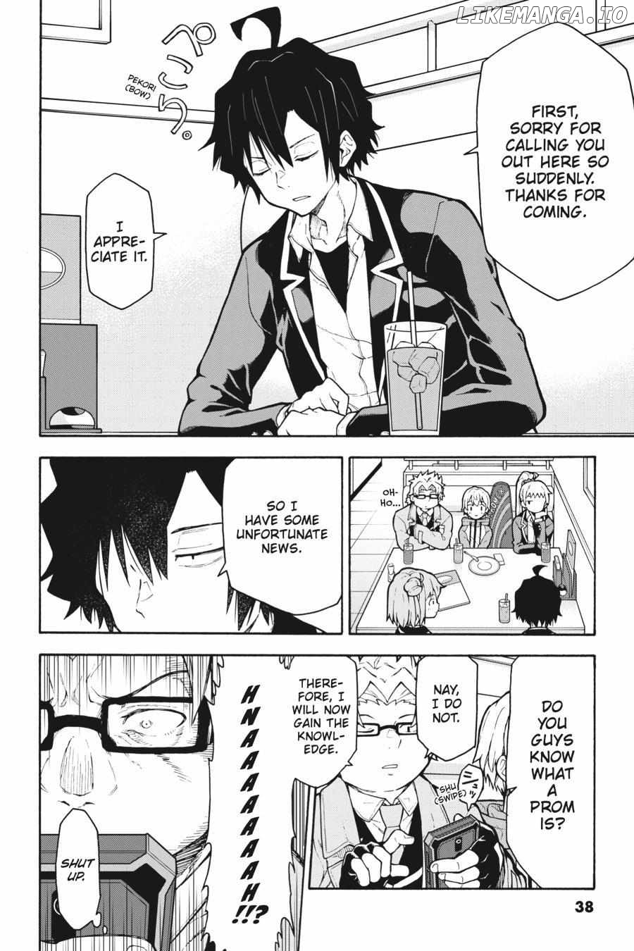 Yahari Ore no Seishun Love Come wa Machigatteiru @comic Chapter 98 - page 8
