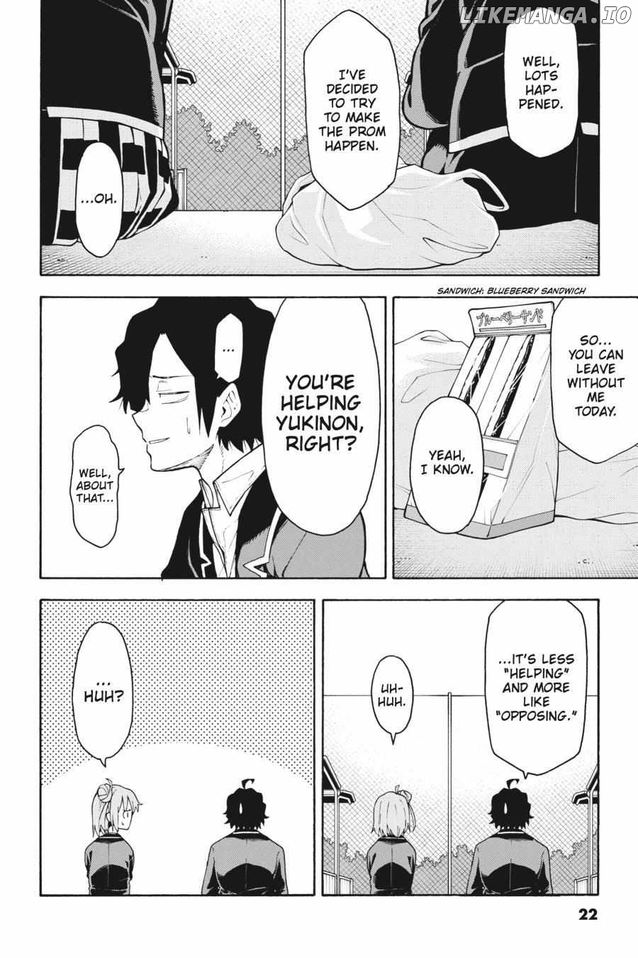 Yahari Ore no Seishun Love Come wa Machigatteiru @comic Chapter 97 - page 23