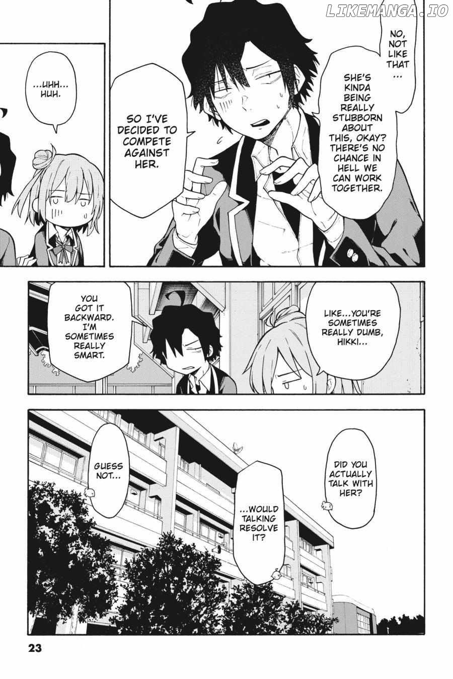 Yahari Ore no Seishun Love Come wa Machigatteiru @comic Chapter 97 - page 24