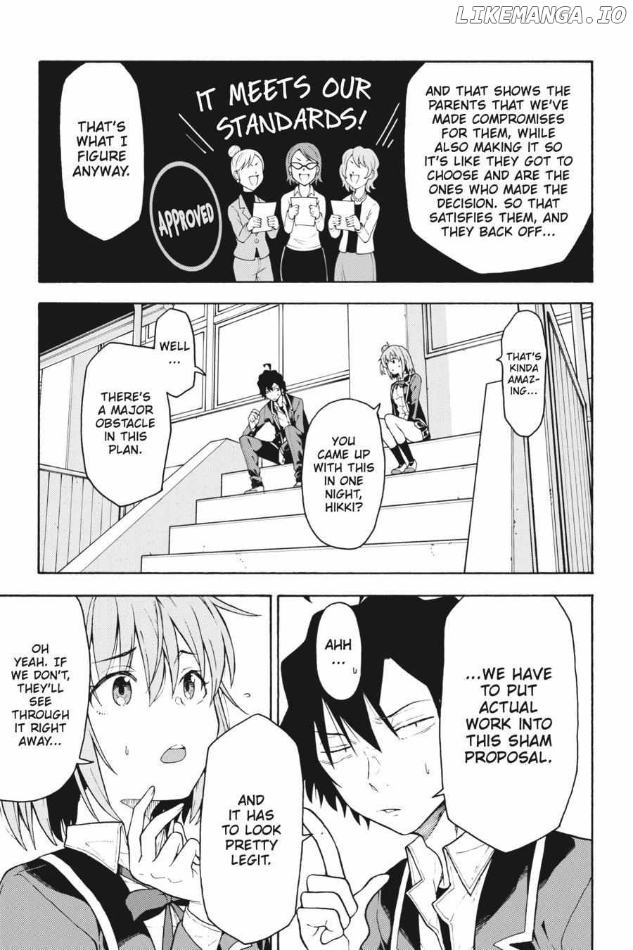 Yahari Ore no Seishun Love Come wa Machigatteiru @comic Chapter 97 - page 28