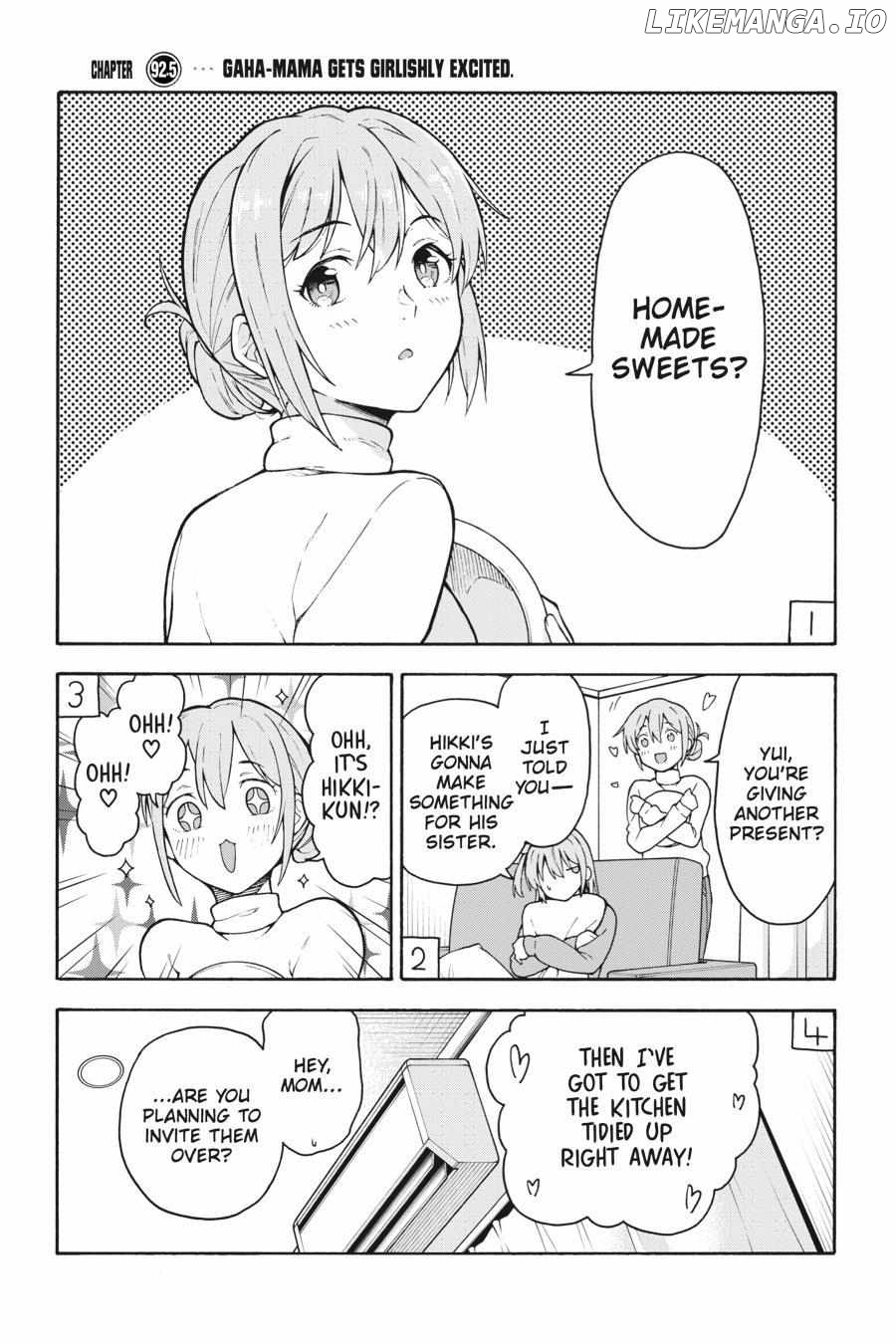 Yahari Ore no Seishun Love Come wa Machigatteiru @comic Chapter 96.5 - page 10