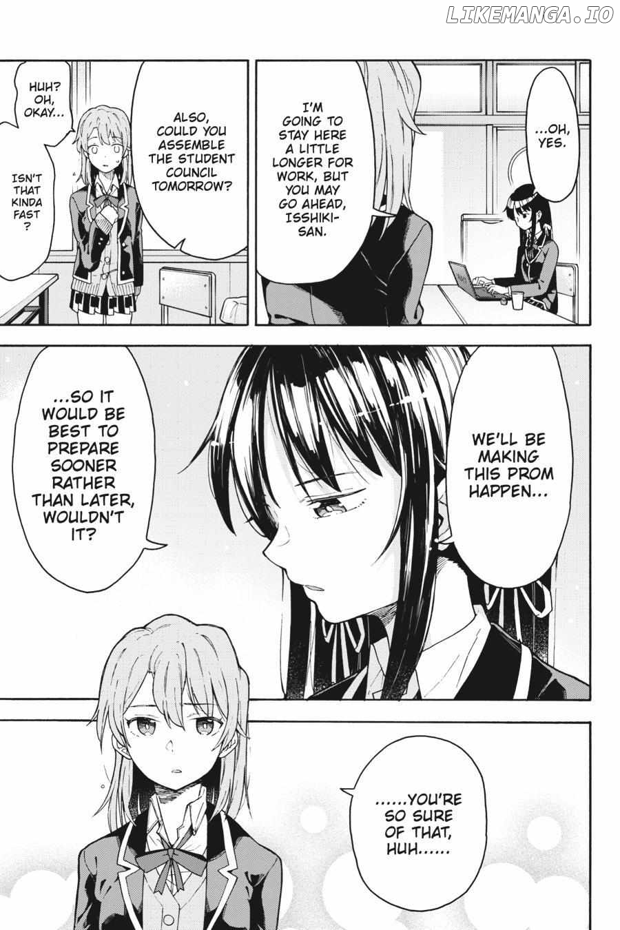 Yahari Ore no Seishun Love Come wa Machigatteiru @comic Chapter 96.5 - page 5
