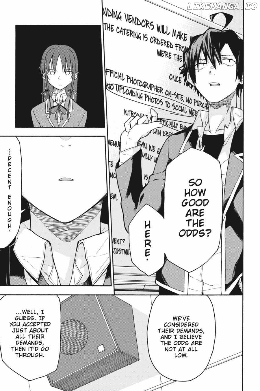 Yahari Ore no Seishun Love Come wa Machigatteiru @comic Chapter 96 - page 9