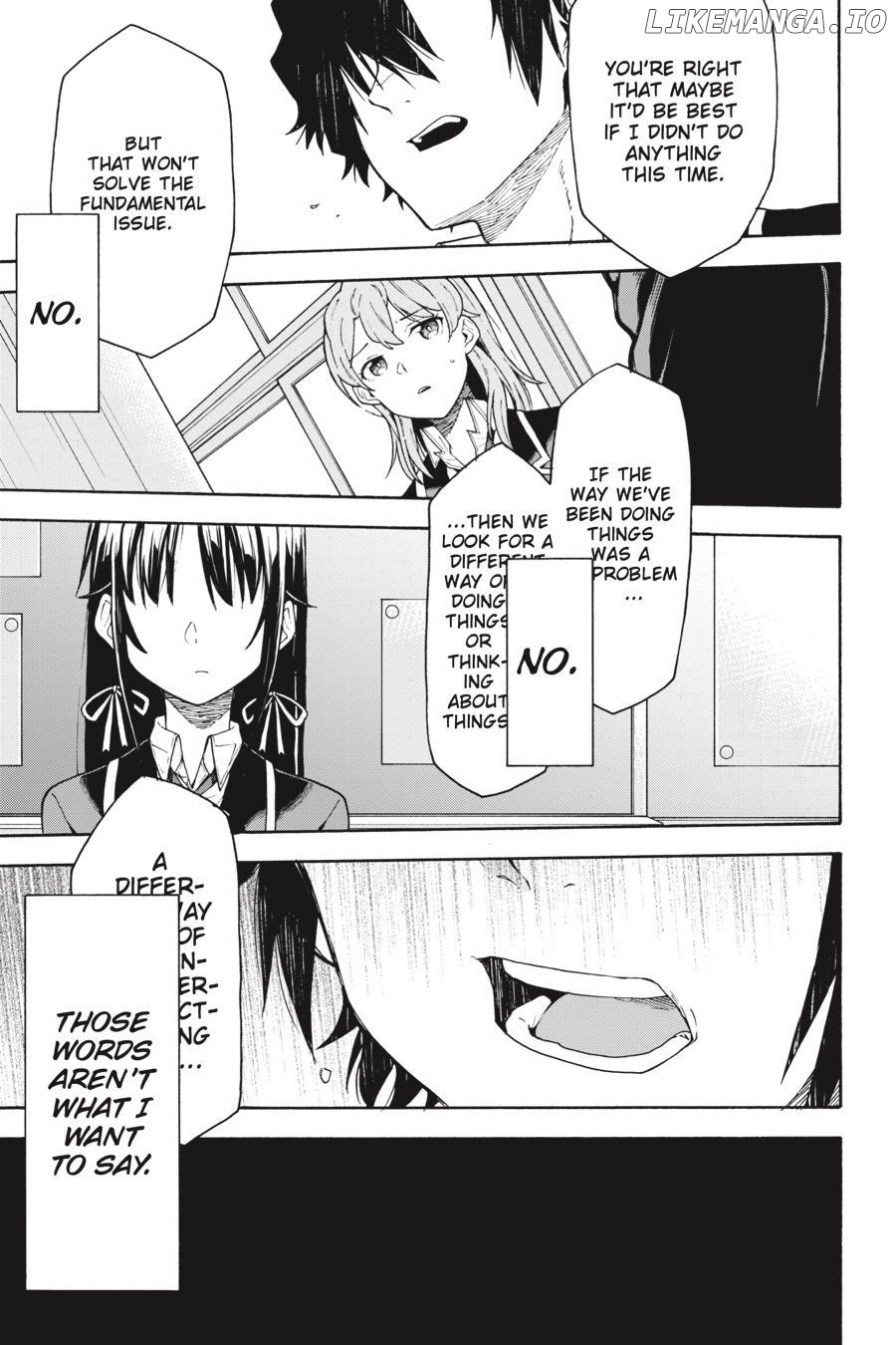 Yahari Ore no Seishun Love Come wa Machigatteiru @comic Chapter 96 - page 17