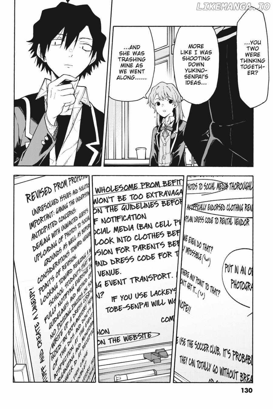 Yahari Ore no Seishun Love Come wa Machigatteiru @comic Chapter 96 - page 6