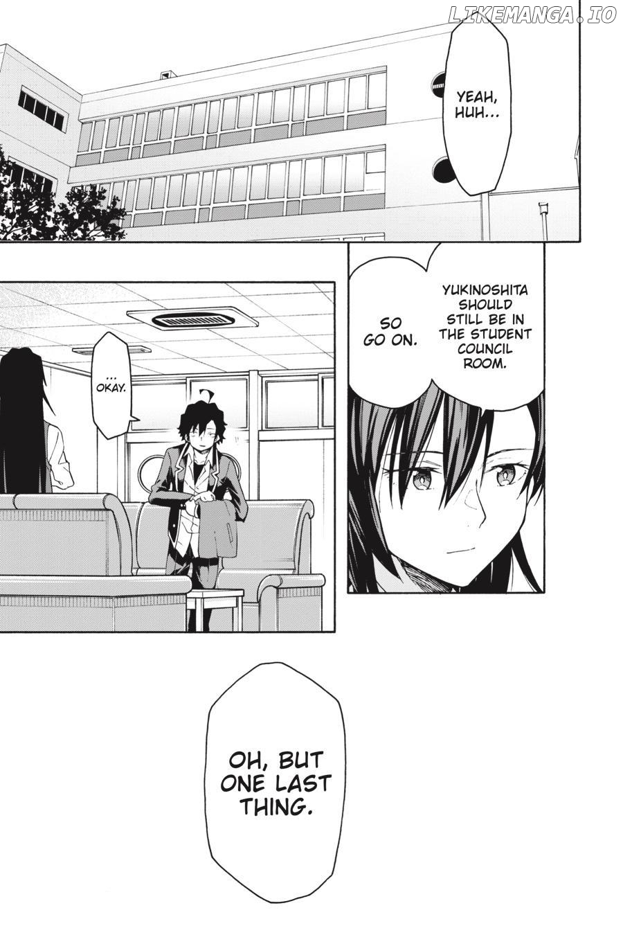 Yahari Ore no Seishun Love Come wa Machigatteiru @comic Chapter 95 - page 11