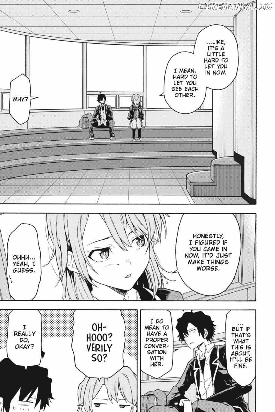 Yahari Ore no Seishun Love Come wa Machigatteiru @comic Chapter 95 - page 17