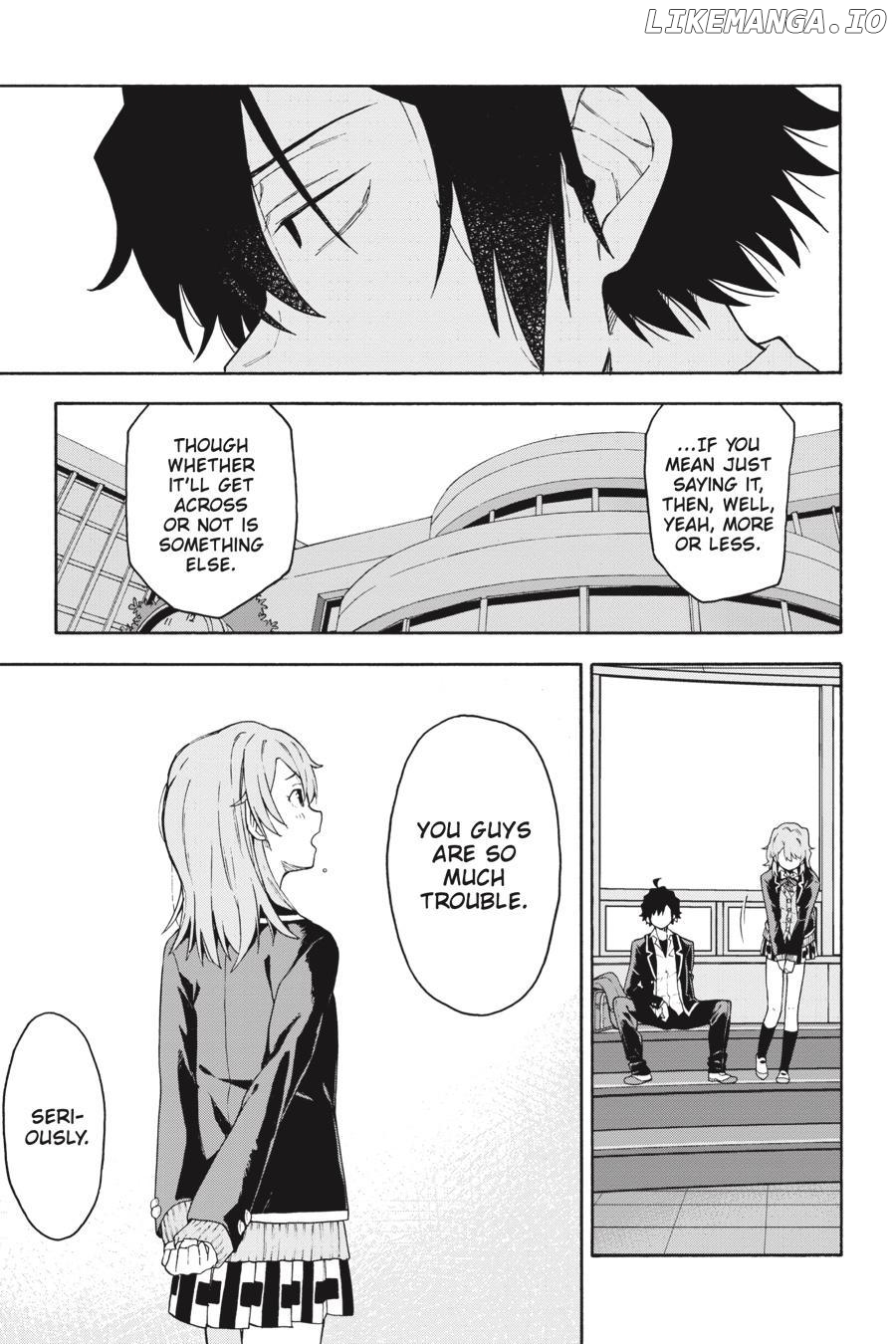 Yahari Ore no Seishun Love Come wa Machigatteiru @comic Chapter 95 - page 27