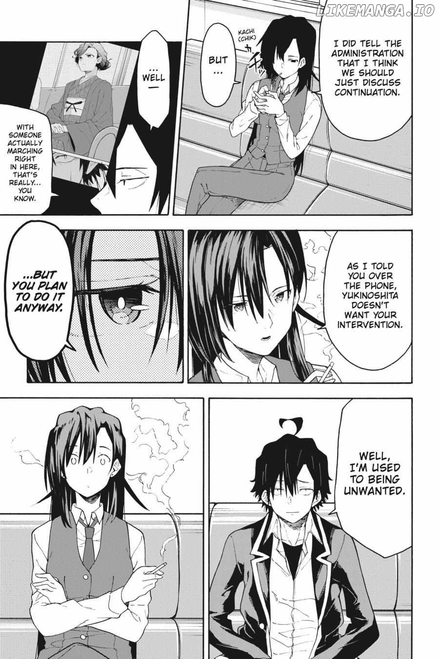 Yahari Ore no Seishun Love Come wa Machigatteiru @comic Chapter 95 - page 5