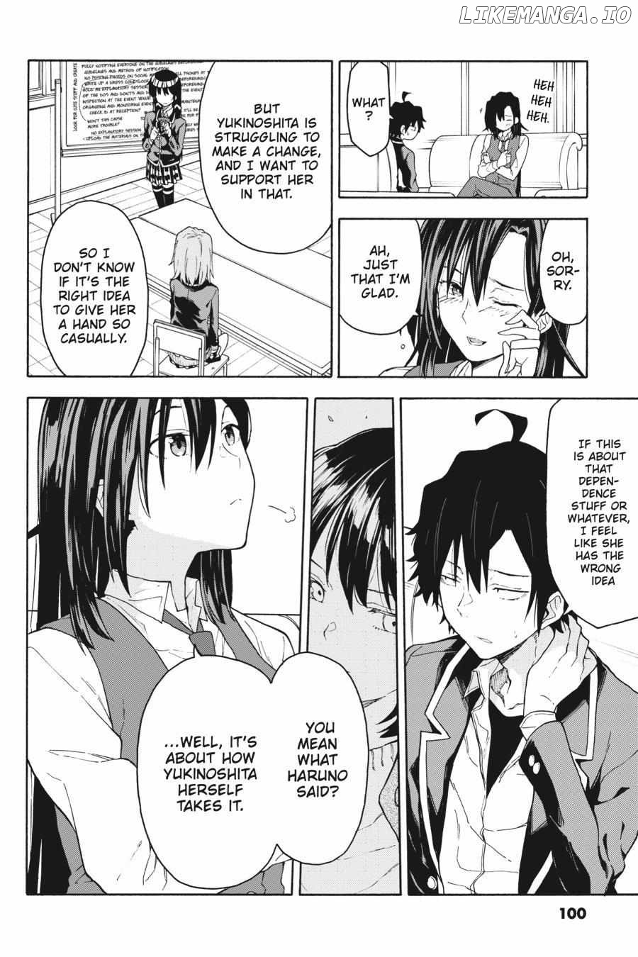 Yahari Ore no Seishun Love Come wa Machigatteiru @comic Chapter 95 - page 6