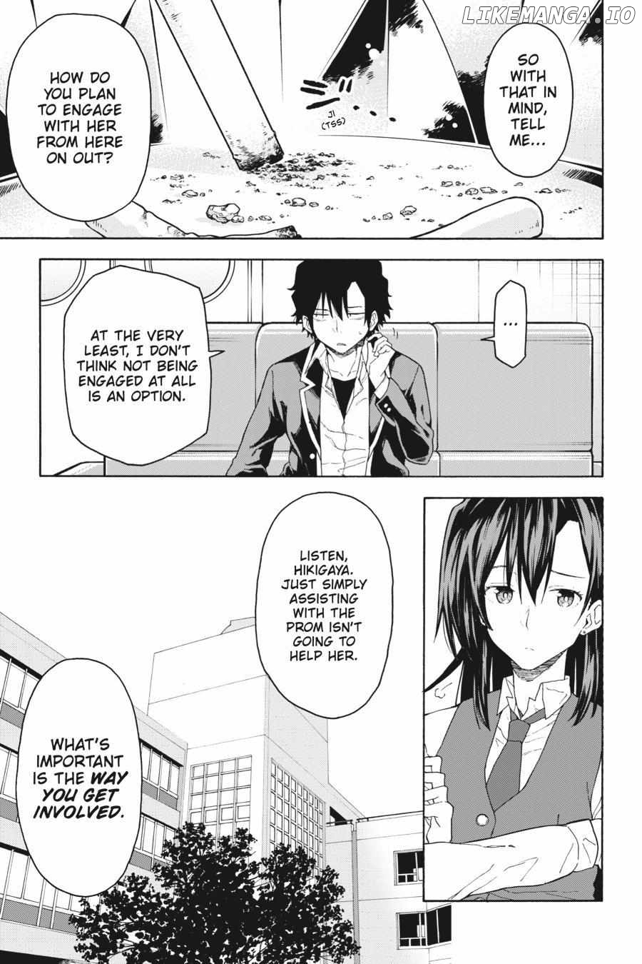 Yahari Ore no Seishun Love Come wa Machigatteiru @comic Chapter 95 - page 7