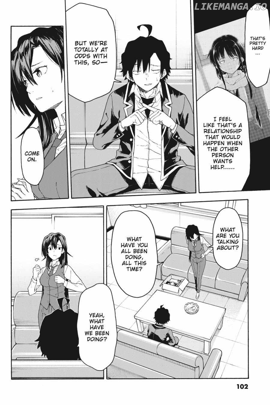 Yahari Ore no Seishun Love Come wa Machigatteiru @comic Chapter 95 - page 8