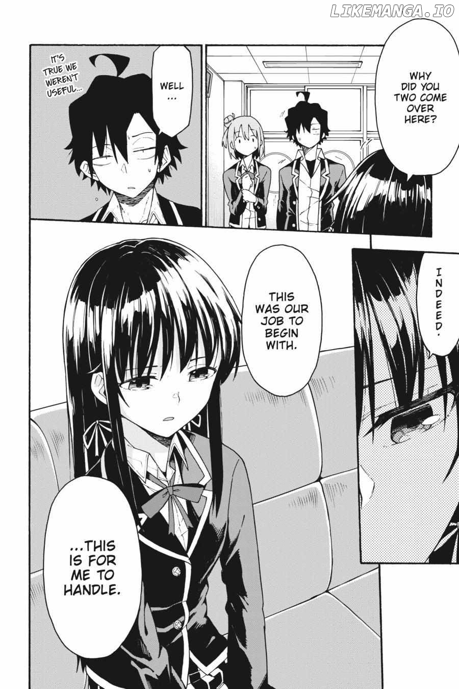 Yahari Ore no Seishun Love Come wa Machigatteiru @comic Chapter 93 - page 17