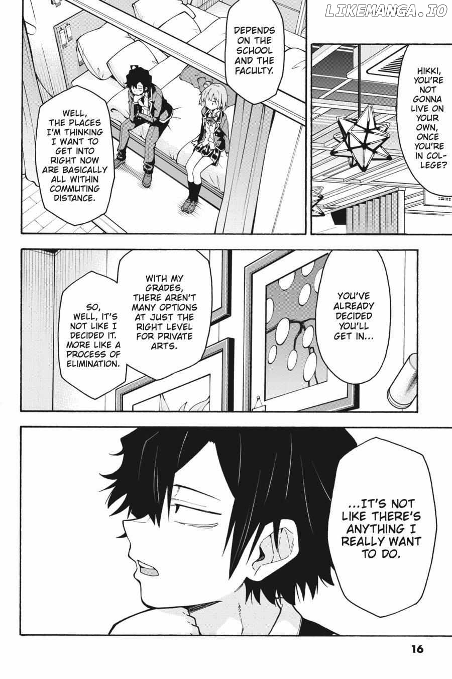Yahari Ore no Seishun Love Come wa Machigatteiru @comic Chapter 92 - page 17