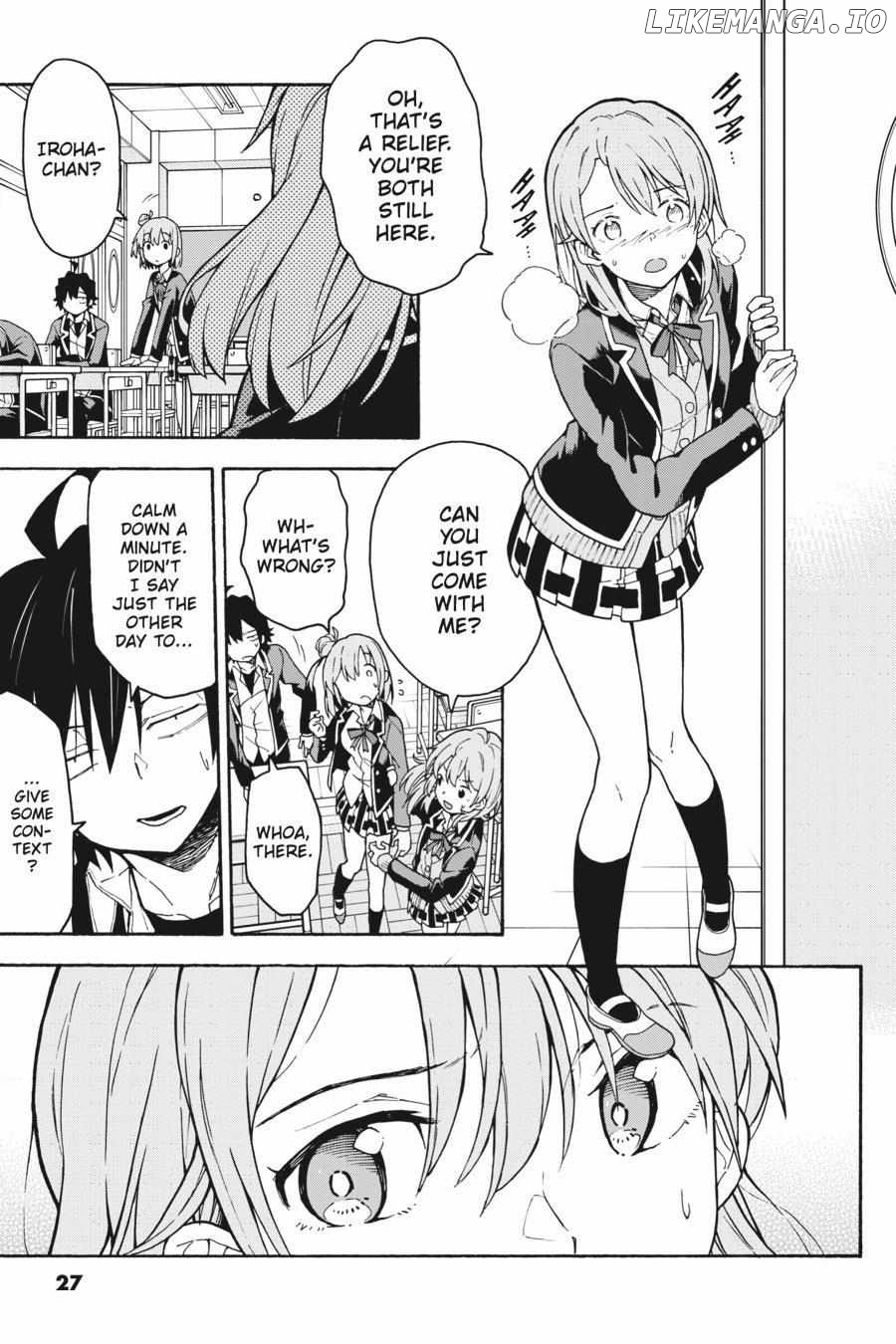 Yahari Ore no Seishun Love Come wa Machigatteiru @comic Chapter 92 - page 28