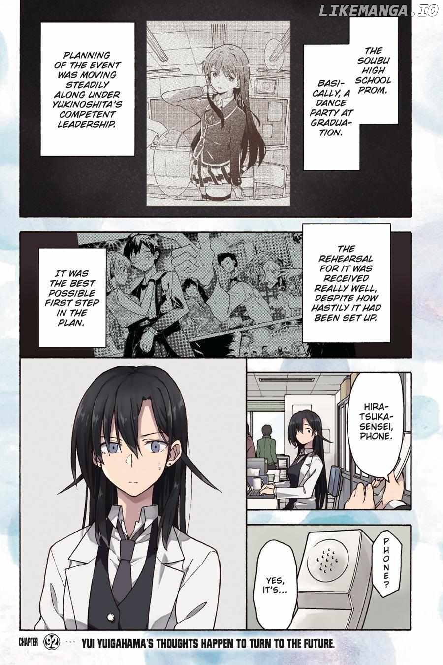 Yahari Ore no Seishun Love Come wa Machigatteiru @comic Chapter 92 - page 3