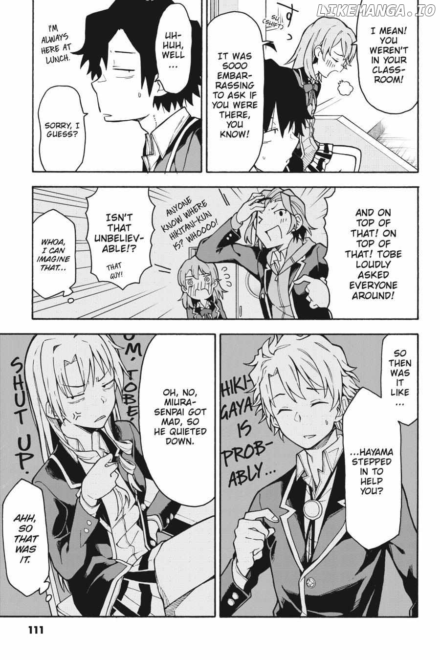 Yahari Ore no Seishun Love Come wa Machigatteiru @comic Chapter 90 - page 11