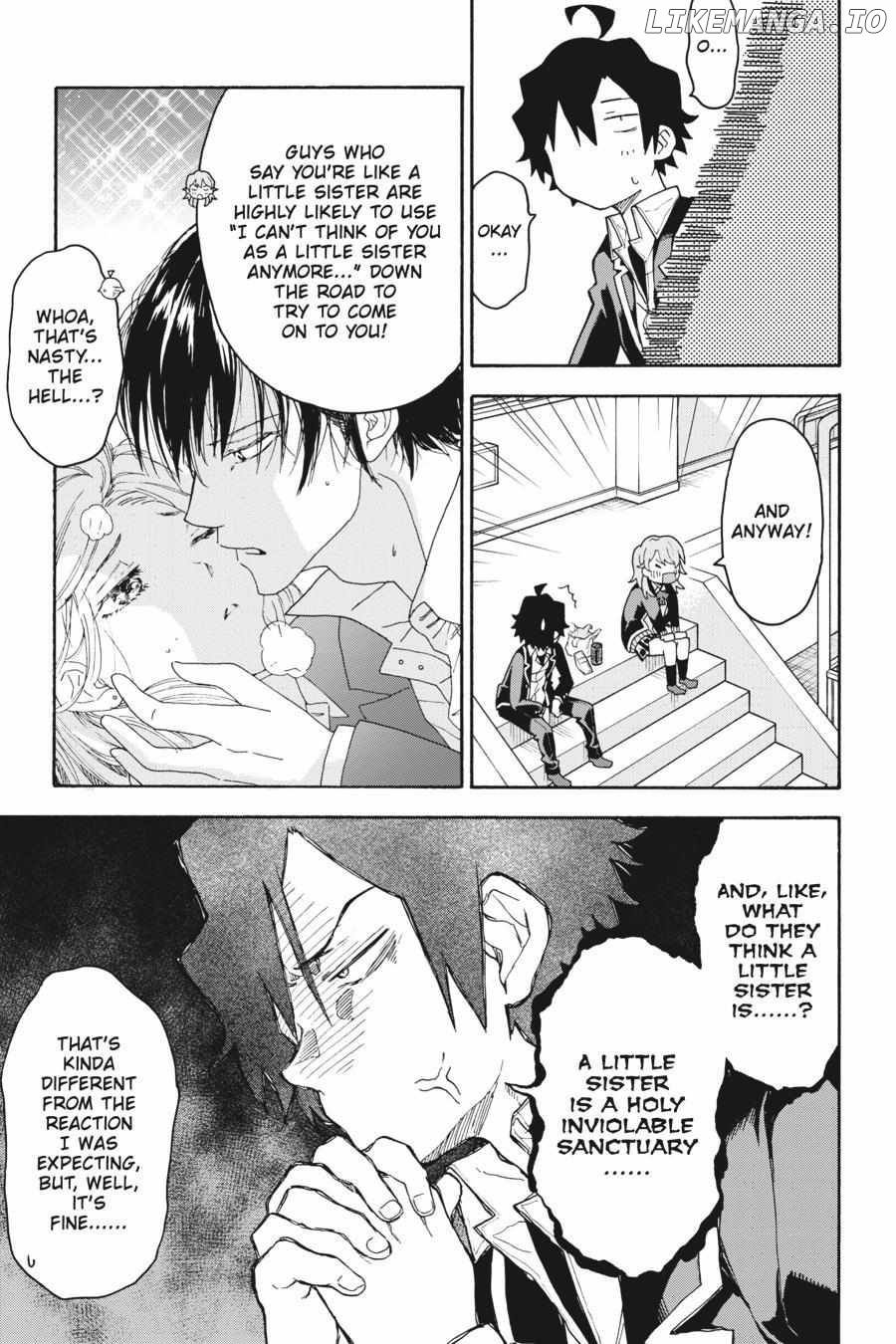 Yahari Ore no Seishun Love Come wa Machigatteiru @comic Chapter 90 - page 17