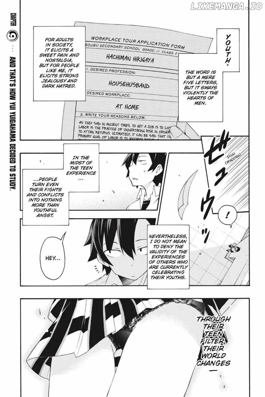 Yahari Ore no Seishun Love Come wa Machigatteiru @comic Chapter 9 - page 1