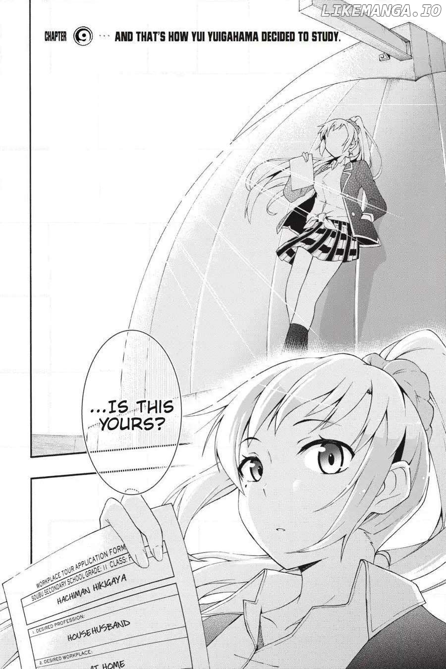 Yahari Ore no Seishun Love Come wa Machigatteiru @comic Chapter 9 - page 2