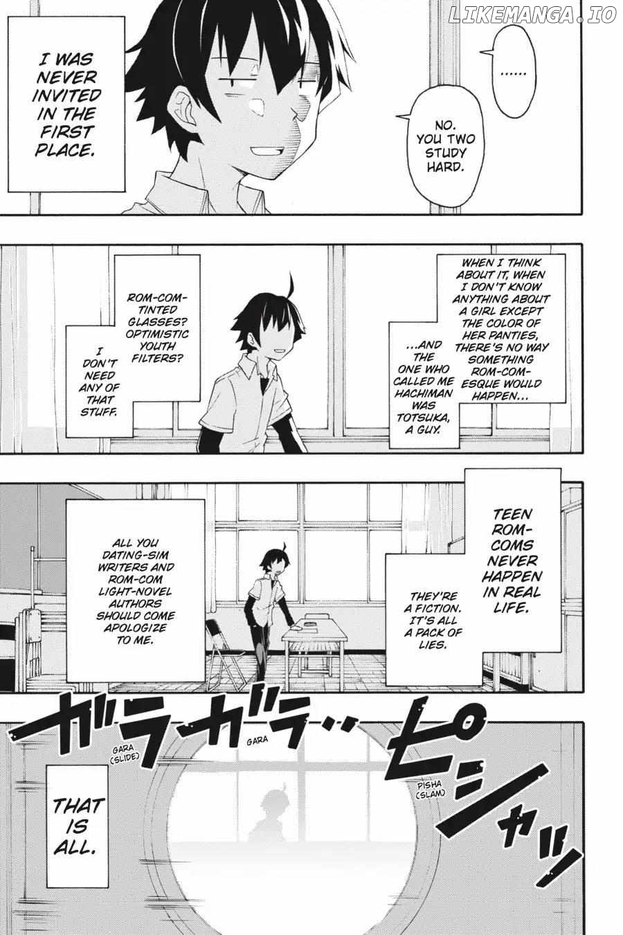 Yahari Ore no Seishun Love Come wa Machigatteiru @comic Chapter 9 - page 24
