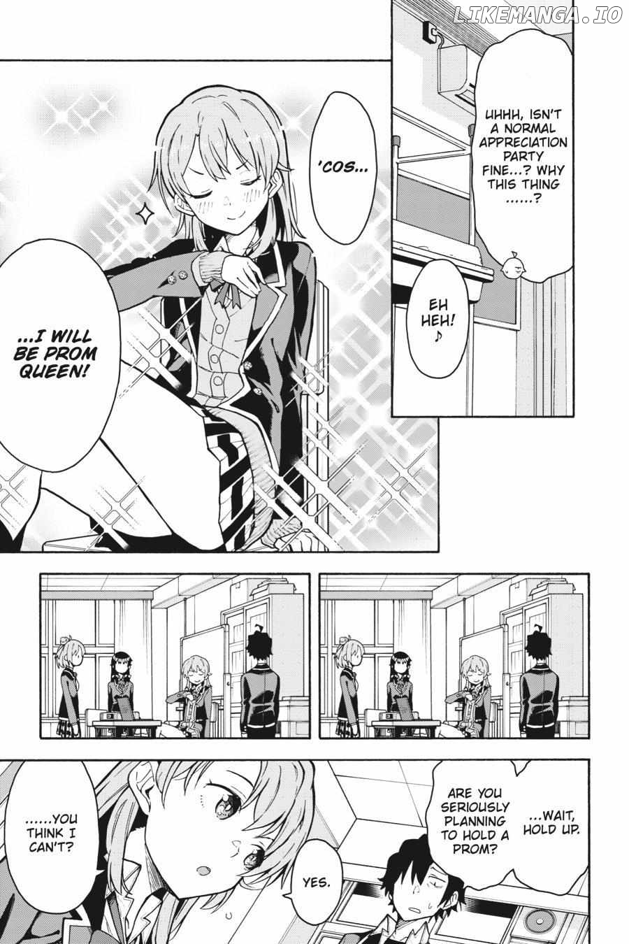 Yahari Ore no Seishun Love Come wa Machigatteiru @comic Chapter 89 - page 17